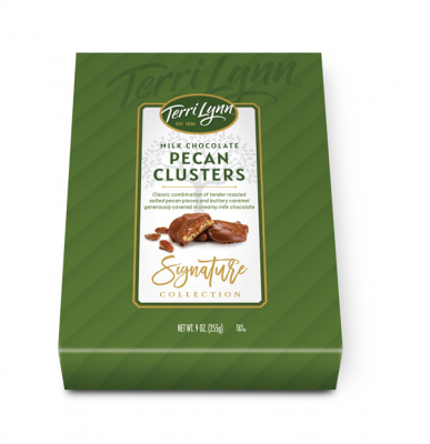Milk Chocolate Pecan Clusters - in Package